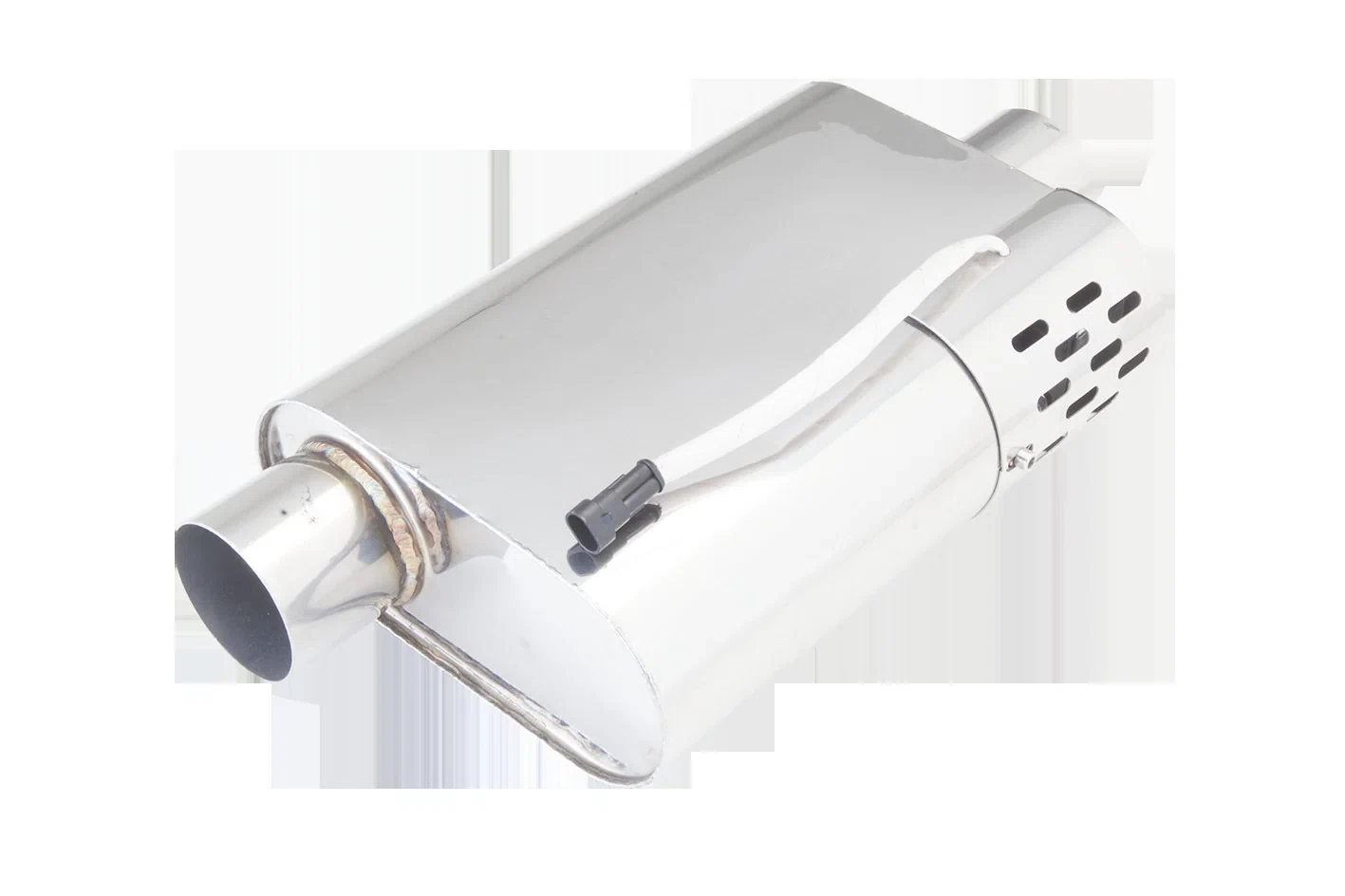 XFORCE Exhaust VMK51-250 - Varex SS Oval Exhaust Muffler w_Hidden Motor
